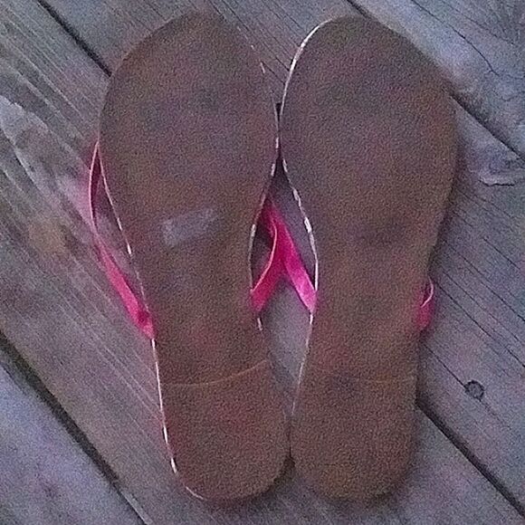 Sloth Flip Flops Thongs Sandals Pool Beach Pink White Gray Sloths Women's 9 / 10 - Picture 2 of 2